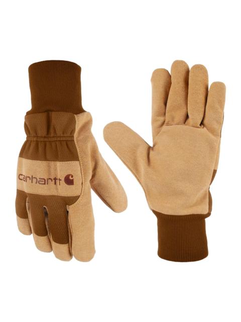 Carhartt Synthetic Suede Knit Cuff Glove