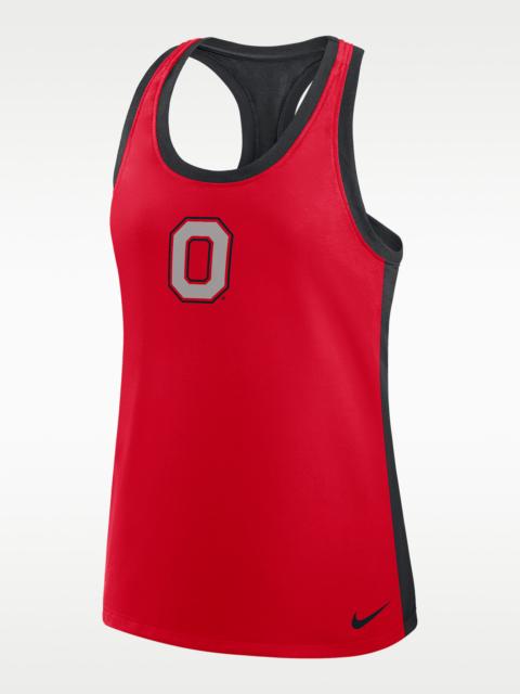 Nike Ohio State Women's Nike Dri-FIT College Racerback Tank Top