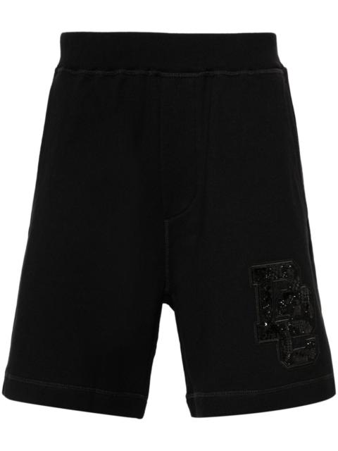 D2-appliquÃ© track shorts