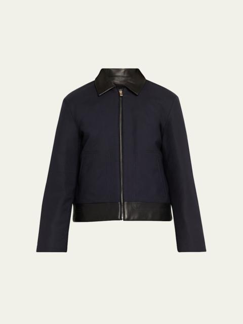 Theory Boxy Zip-Front Jacket