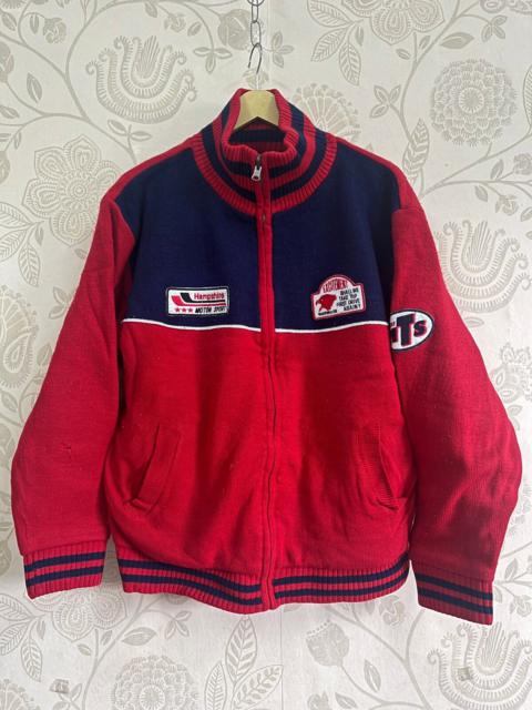 Other Designers Vintage Reversible Bomber Style Jacket Motor Oil Lock Heaven