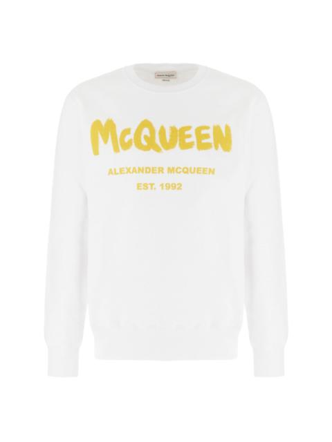 Alexander McQueen logo-print sweatshirt