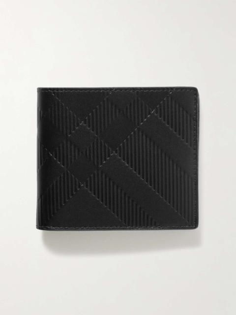 Burberry Logo-Debossed Leather Billfold Wallet