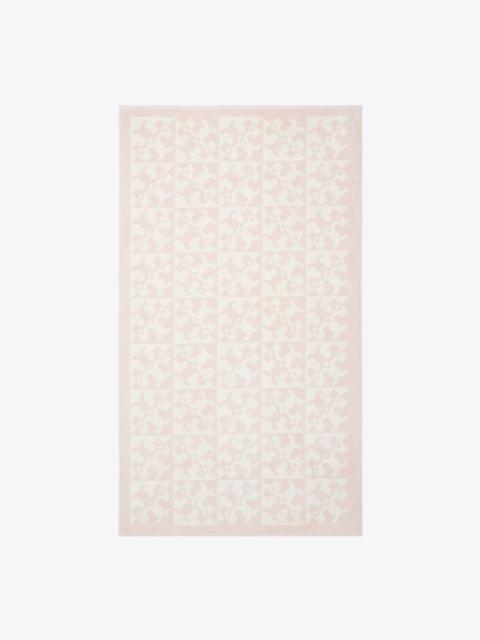 TORY BURCH Diagonal T Jacquard Towel