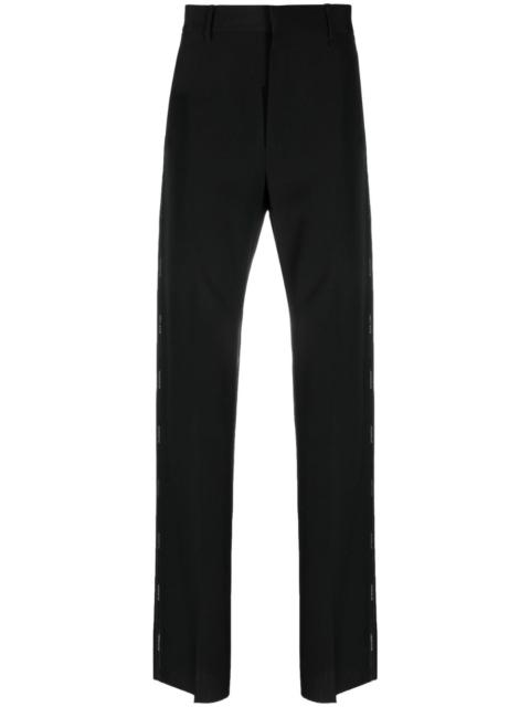 Givenchy logo-tape tailored trousers