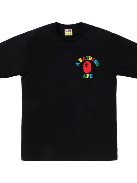 A BATHING APE® Colors College ATS Tee "Black" BAPE092