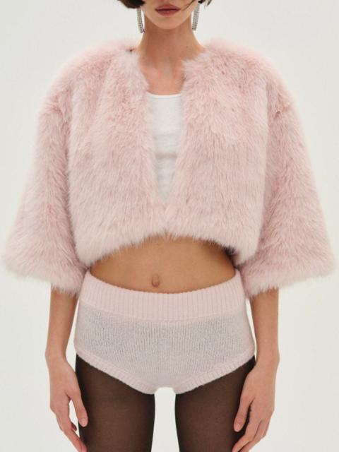 For Love & Lemons Amina Fur Jacket
