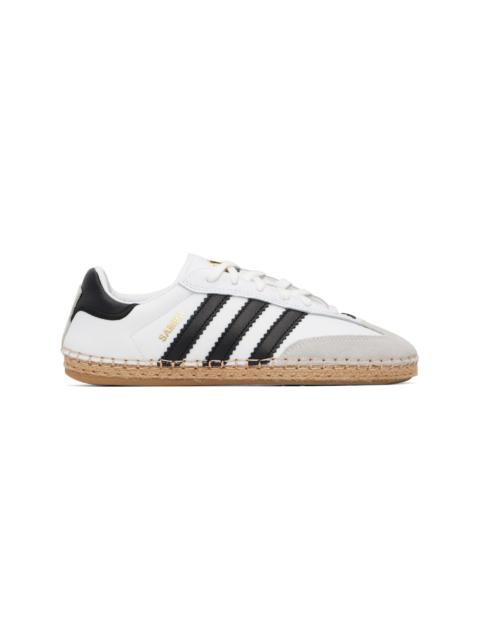 adidas Originals White Edison Chen Edition CLOT Samba Sneakers