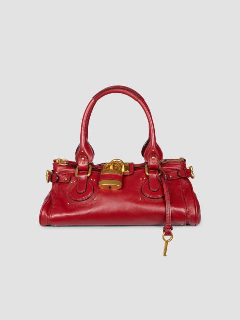 Chloé Women's Paddington Leather Shoulder Bag - Divine Red