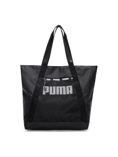 PUMA (WMNS) PUMA Core Base Large Shopper Bag 'Black White' 078729-01