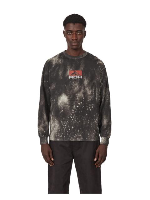 ROA Fuzzy Print Long Sleeve