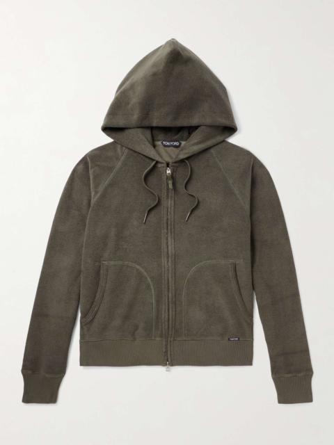 TOM FORD Towelling Cotton-Terry Zip-Up Hoodie
