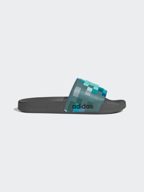 adidas ADILETTE SHOWER MINECRAFT SLIDES