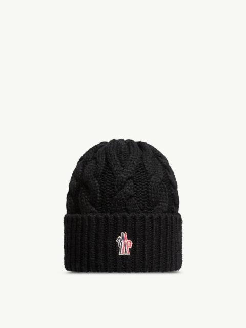 Moncler Grenoble Wool Blend Cable Knit Hat