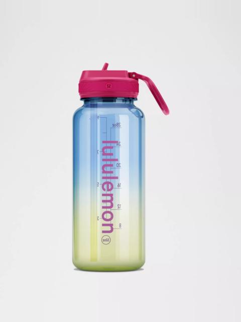 lululemon Back to Life Clear Bottle 32oz *Straw Lid