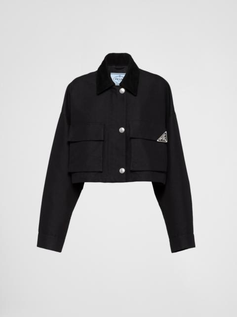 Prada Technical canvas blouson jacket