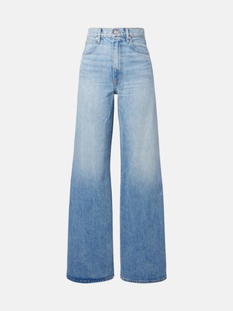 SLVRLAKE Eva high-rise wide-leg jeans