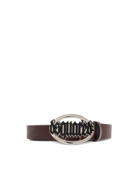 DSQUARED2 logo-buckle belt