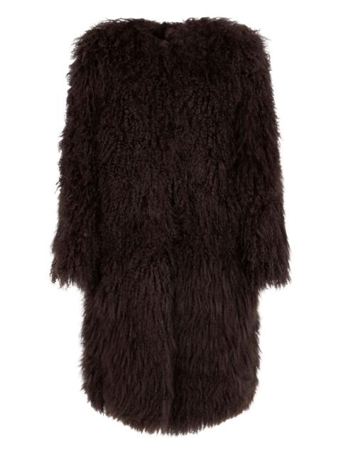 Yves Salomon long-sleeves fur coat