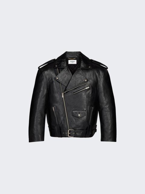 SAINT LAURENT Biker Jacket Black