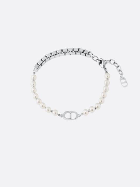 Dior CD Icon and Resin Pearls Bracelet