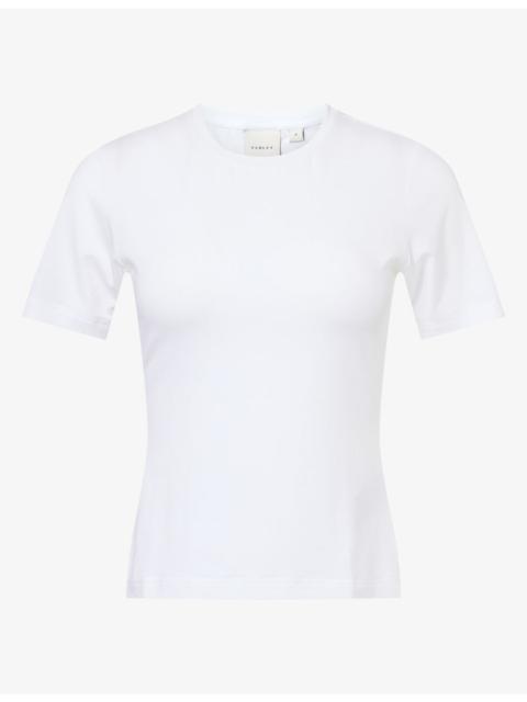 VARLEY Regina Fitted Stretch Modal And Cotton T-Shirt