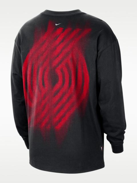 Nike Portland Trail Blazers Standard Issue Men's Basketball Long-Sleeve Top
