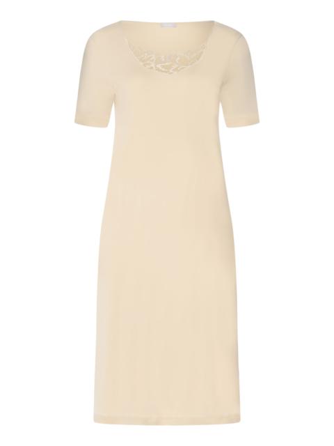 HANRO Belen Embroidered Cotton Nightgown