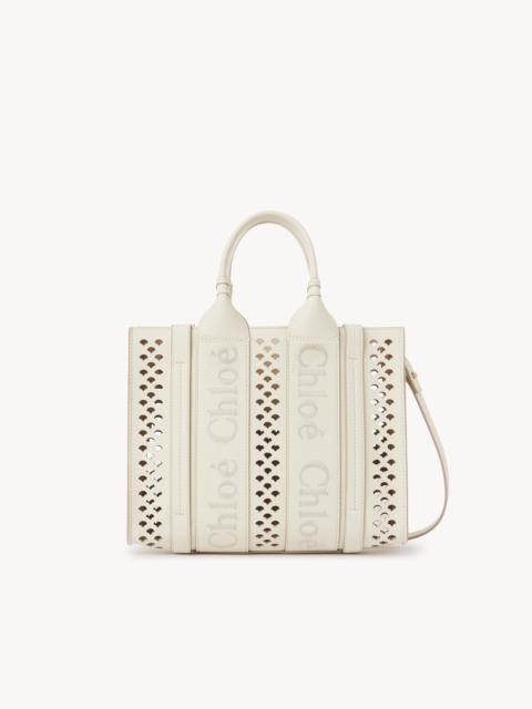 Chloé SMALL WOODY TOTE BAG WITH STRAP