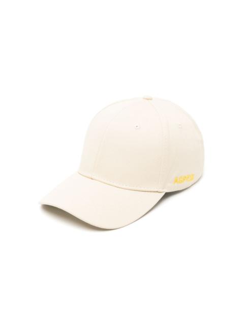 curved-peak cotton baseball cap