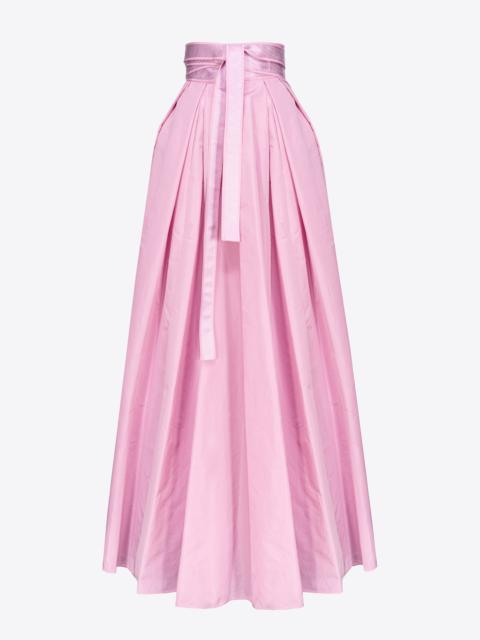 PINKO TAFFETA MAXI-SKIRT