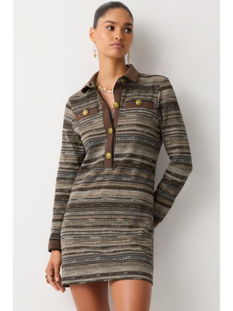 RAMY BROOK Maria Printed Long Sleeve Mini Dress