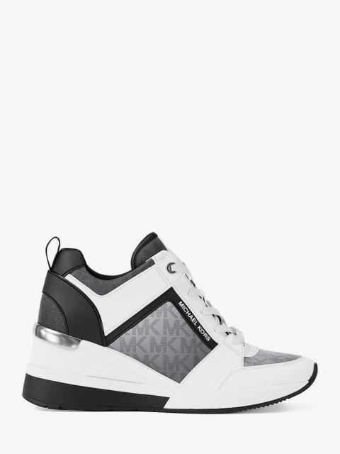 MICHAEL KORS Georgie Ombré Signature Logo Trainer