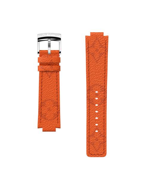 Louis Vuitton Tambour Monogram Orange Canvas Strap