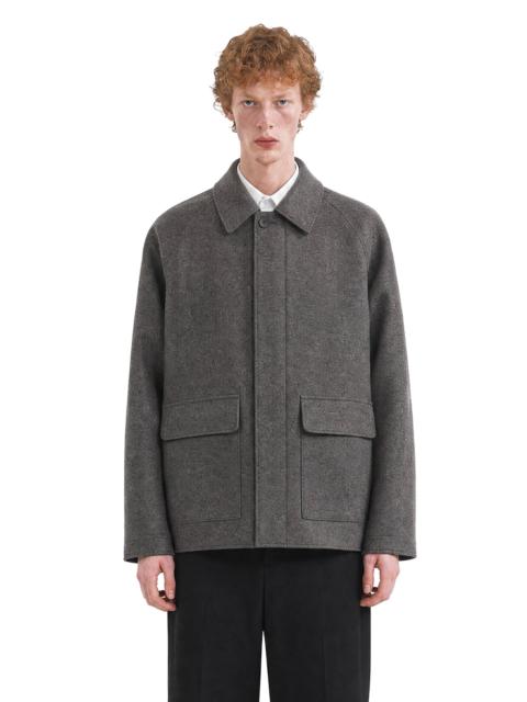 Harris Wharf London Country Jacket In Pressed Wool
