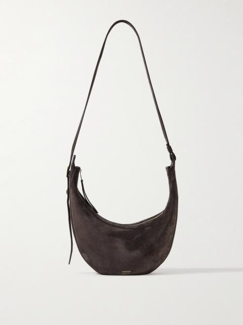 KHAITE Augustina Small Suede Shoulder Bag
