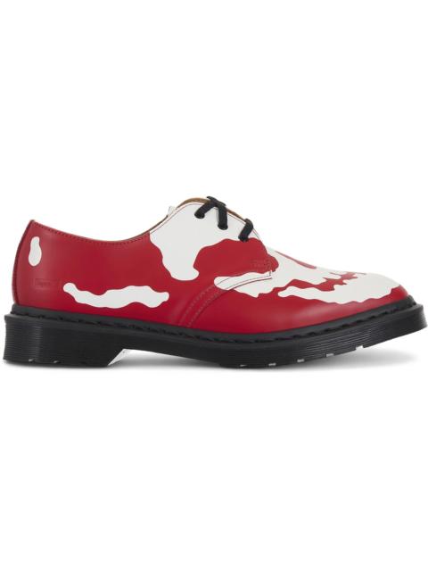 Dr. Martens Dr. Martens 1461 3-Eye Shoe Supreme Skull Red White