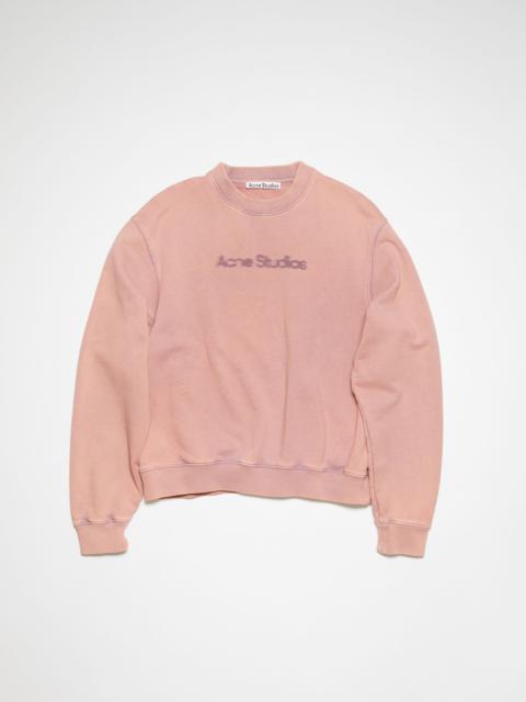 Acne Studios Blurred logo sweater - Faded purple