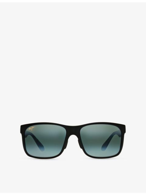 Maui Jim MJ000452 Red Sands Square-Frame Nylon Sunglasses