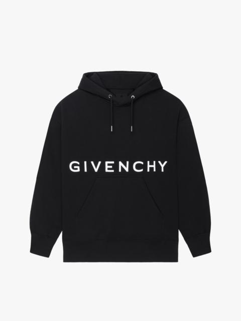 Givenchy GIVENCHY 4G SLIM FIT HOODIE IN FLEECE