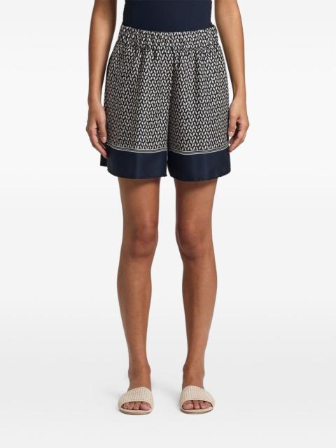 PESERICO geometric-print shorts