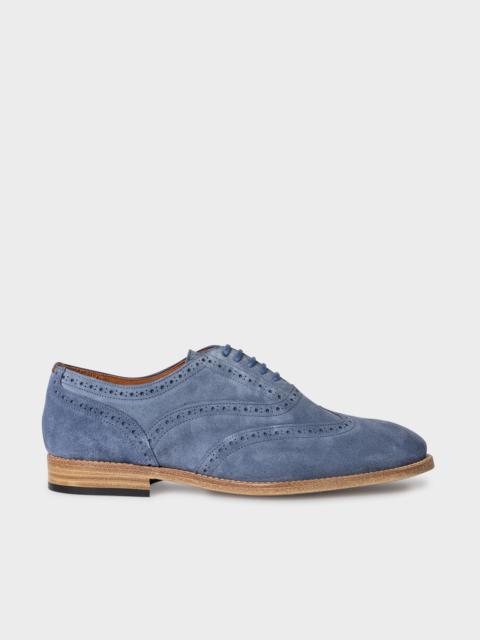 Paul Smith Light Blue Suede 'Niccolo' Brogues