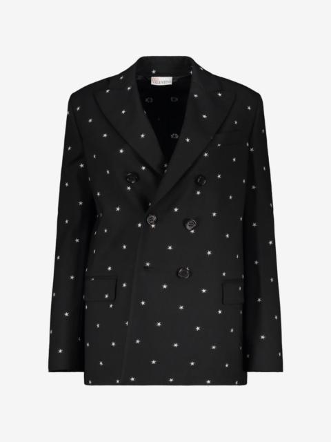 REDValentino star-print double-breasted blazer