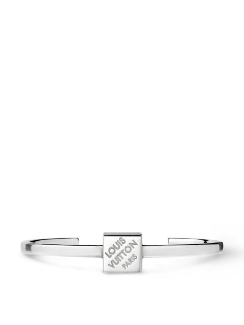 Louis Vuitton LV Cube Bracelet Silver