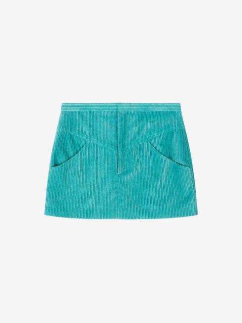 Isabel Marant MELVA CORDUROY MINI SKIRT