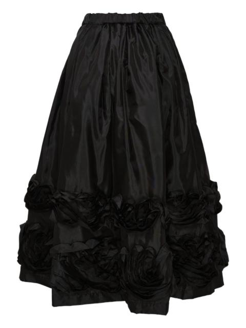 Comme des Garçons Comme des Garçons gathered midi skirt