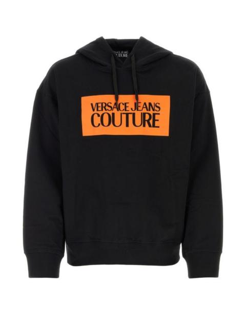 VERSACE JEANS COUTURE Black cotton sweatshirt