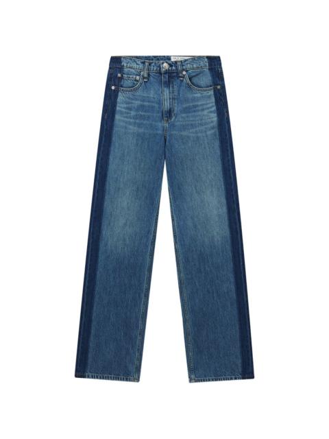 rag & bone Shea panel straight-leg jeans