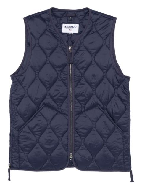 SEBAGO quilted zip-fastening gilet