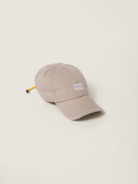 Miu Miu Denim baseball cap